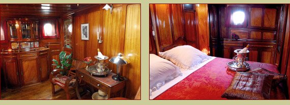 Barge Tango Captain's Cabin